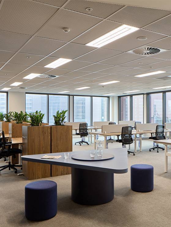 Queens and collins project gallery feature open plan office Circadia
